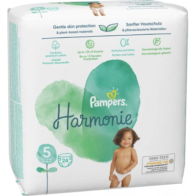 Підгузник Pampers Harmonie Junior Розмір 5 (11-16 кг) 24 шт (8006540156674) - зображення 3