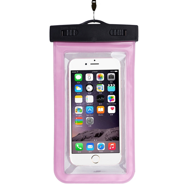 Водонепроницаемый чехол / кейс для телефона универсальный Alitek Pink (62124) - изображение 2