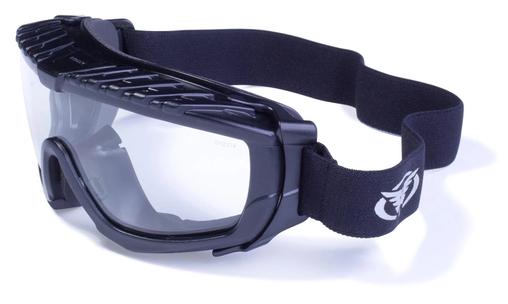 Тактичні окуляри-маска з можливістю установки диоптрической вставки Global Vision Ballistech-1 clear прозорі - зображення 1