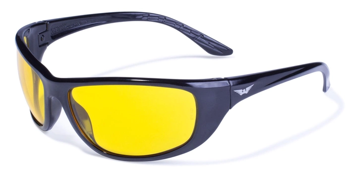 Балістичні окуляри Global Vision Hercules-6 amber жовті - зображення 1