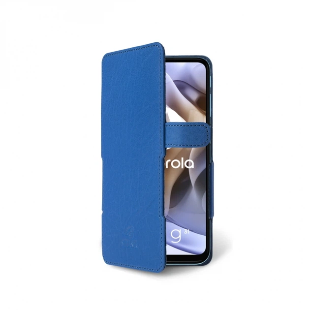 Чехол книжка Stenk Prime для Motorola Moto G31 Ярко синий (71538) - Фото 2 Чехол книжка Stenk Prime для Motorola Moto G31 Ярко синий (71538) - изображение 2
