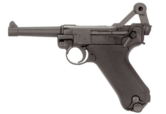 Пневматический пистолет KWC P-08 Luger Parabellum KMB-41 DHN Blowback Люгер Парабеллум блоубэк 96 м/с - изображение 2