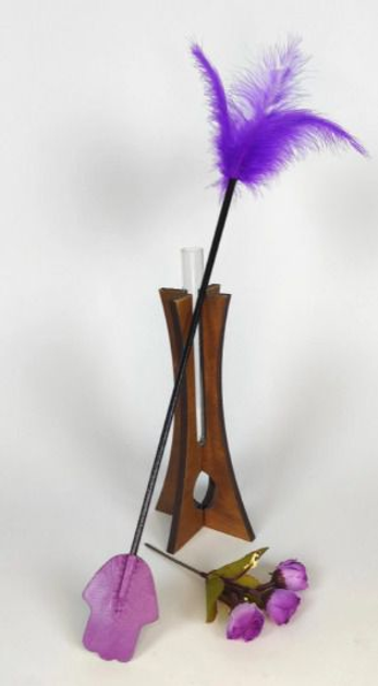 Стек с перьями Scappa ладошка цвет фиолетовый (22414017000000000) - изображение 1