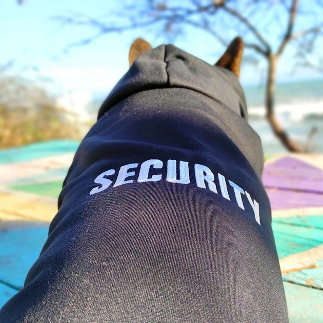Худи для собак DogClub Security XXL Black - изображение 4