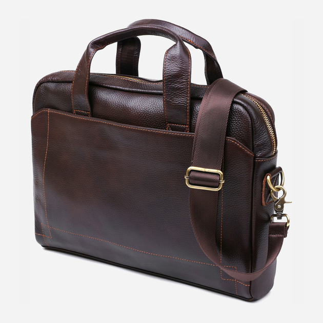 Сумка-портфель мужская кожаная Vintage leather-20679 Коричневая – в ...