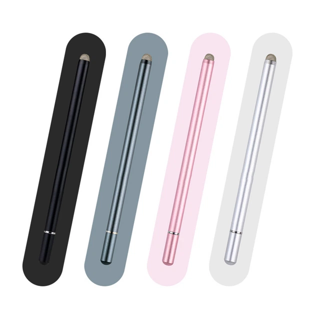 Стілус універсальний Goojodoq 2 в 1 Capacitive Fiber Mini Metal Grey - зображення 9