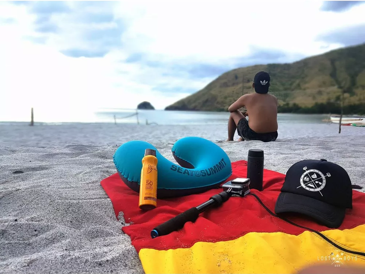Подушка надувная Sea To Summit Aeros Ultralight Pillow Traveller Aqua 11х39х29 см (STS APILULYHAAQ) - изображение 7