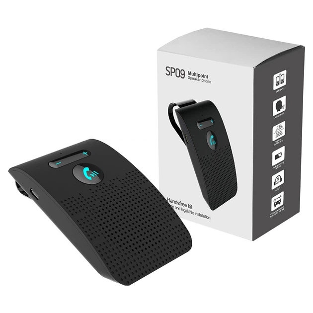 Громкая связь Lesko SP09 с встроенным микрофоном Bluetooth 4.2 блютуз-гарнитура свободные руки Батарея 550мАч (K/OPT1_3484-9777) - изображение 8