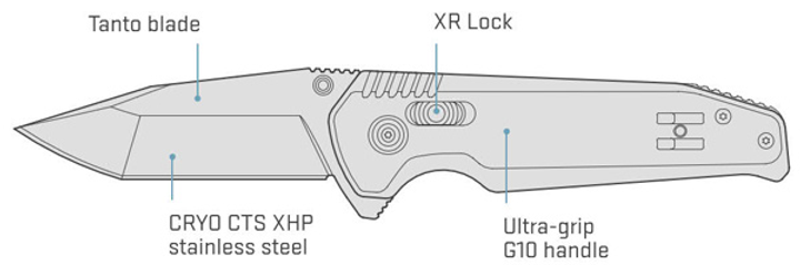 Складной нож SOG Vision XR(12-57-01-57) - изображение 2