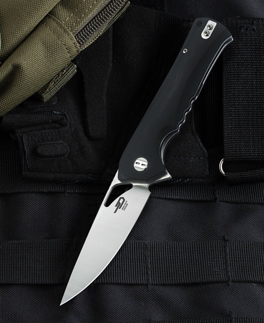 Нож складной карманный Bestech Knife MUSKIE BG20A-1 (90/215 мм) - изображение 2