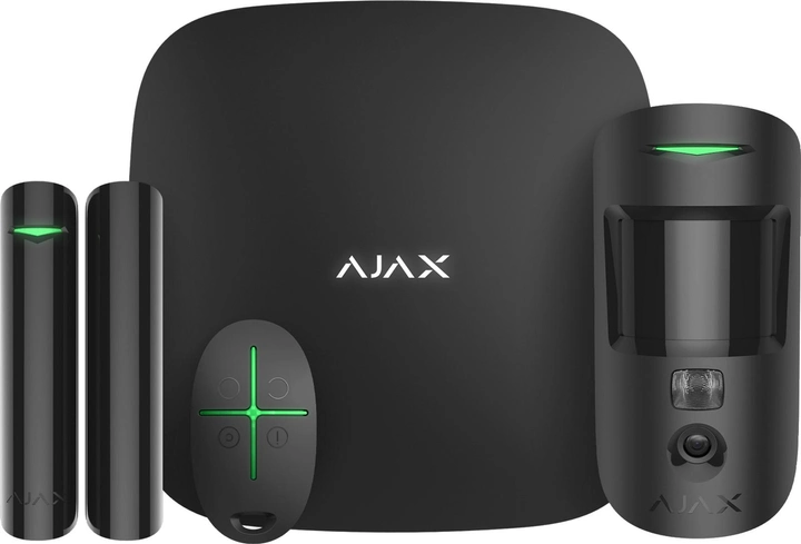 Комплект охранной сигнализации Ajax StarterKit Cam Black (000016586) - изображение 1