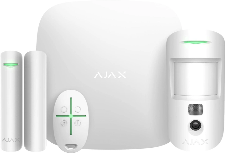 Комплект охранной сигнализации Ajax StarterKit Cam White (000016461) - изображение 1