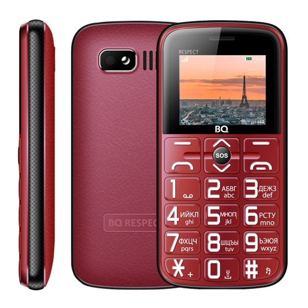 Мобильный телефон BQ 1851 UA Respect Red (6133163) – фото, отзывы ...