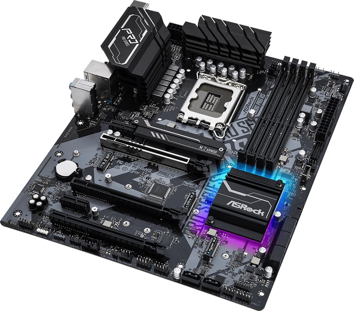 Płyta główna ASRock Z690 Pro RS (s1700, Intel Z690, PCI-Ex16) - Zdjęcie 5 Płyta główna ASRock Z690 Pro RS (s1700, Intel Z690, PCI-Ex16) - obraz 5