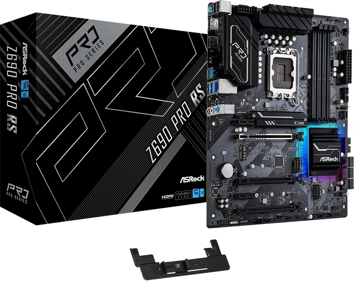 Płyta główna ASRock Z690 Pro RS (s1700, Intel Z690, PCI-Ex16) - Zdjęcie 7 Płyta główna ASRock Z690 Pro RS (s1700, Intel Z690, PCI-Ex16) - obraz 7