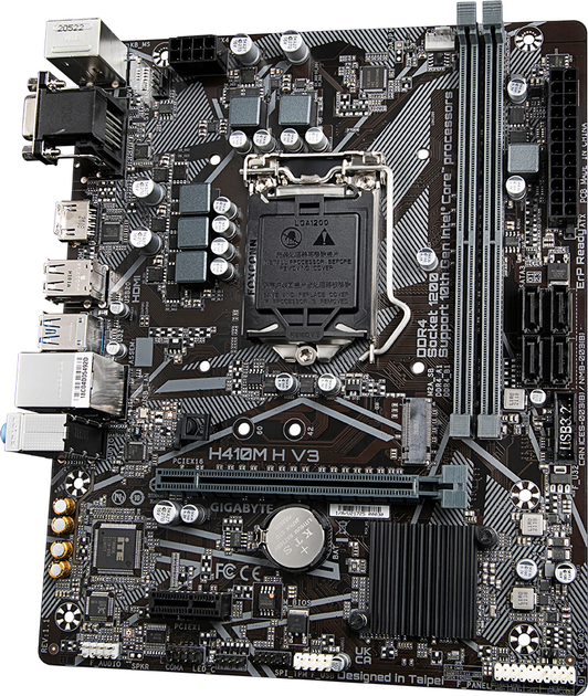 Материнская плата Gigabyte H410M H V3 (s1200, Intel H510, PCI-Ex16 ...