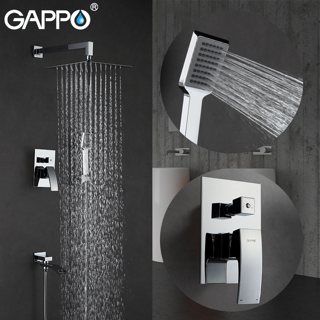 G7107 Душевой комплект встроенный Gappo Jacob 1/4 (ТР-00023729) – фото ...