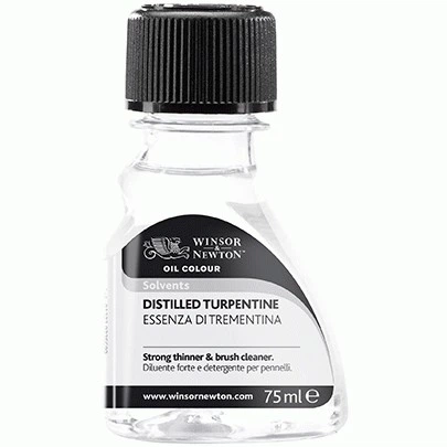 Терпентин (скипидар) очищенный Winsor&Newton Distilled Turpentine, 75 мл - Фото 1 Терпентин (скипидар) очищенный Winsor&Newton Distilled Turpentine, 75 мл - изображение 1
