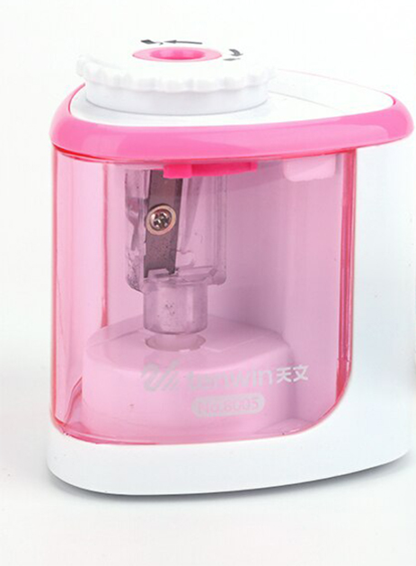 Электрическая точилка для карандашей TENWIN розовая арт.8005 – фото ...