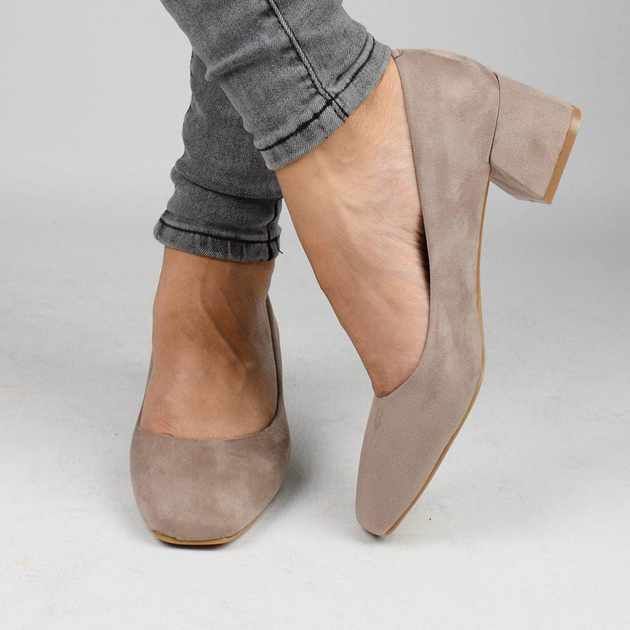 Туфли женские замшевые бежевые 337041_40 (26 см) – Оригинальная обувь ...