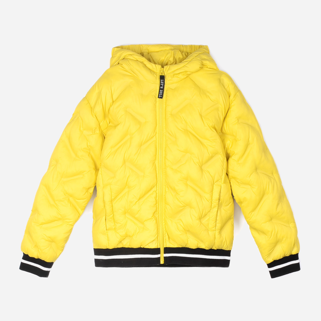 Акция на Дитяча демісезонна куртка для дівчинки Coccodrillo Roller Girl WC2152701ROL-004 122 см Жовта от Rozetka