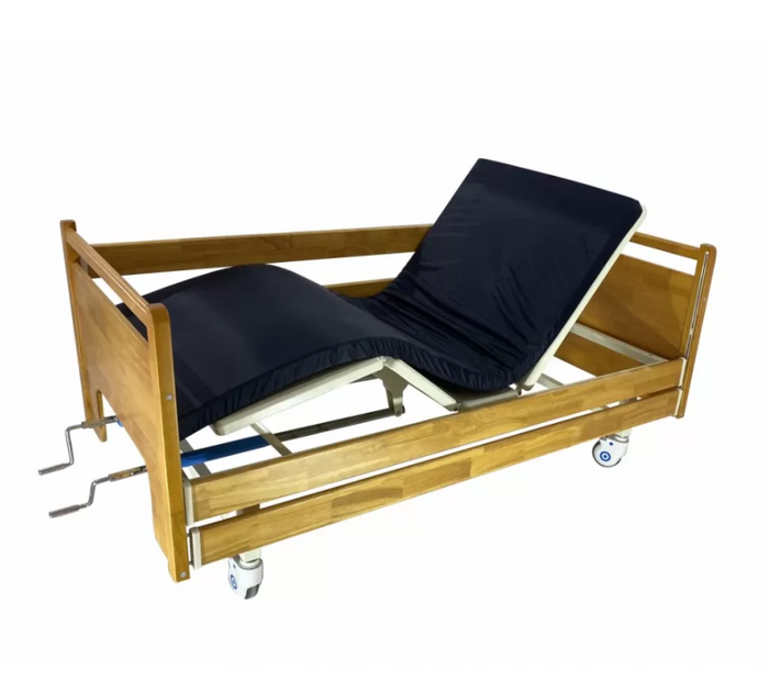 Дерев'яне механічне медичне багатофункціональне ліжко MED1-CT07 - зображення 1