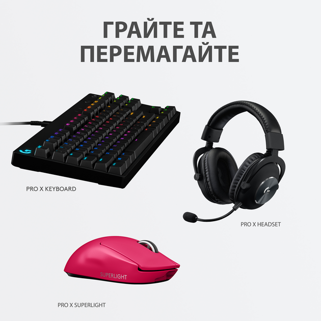 Миша Logitech G Pro X Superlight Wireless Magenta (910-005956) - зображення 9
