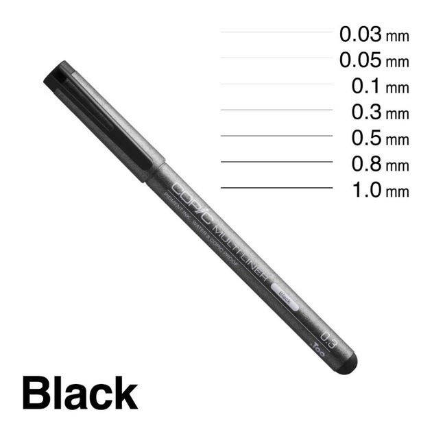 Лайнер Copic Multiliner, 0,5мм (2207504) - Фото 2 Лайнер Copic Multiliner, 0,5мм (2207504) - изображение 2