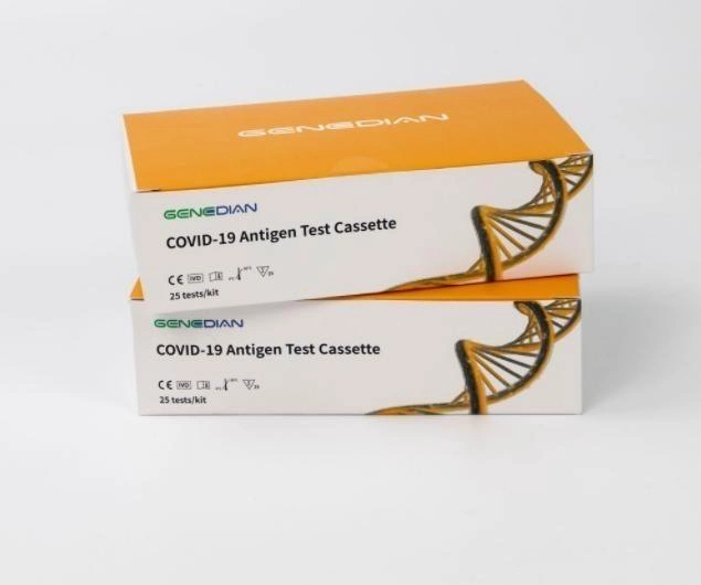 Експрес-тест в GENEDIAN уп 1 шт в уп Covid-19 Antigen Cassette для виявлення антигену коронавірусу - зображення 1