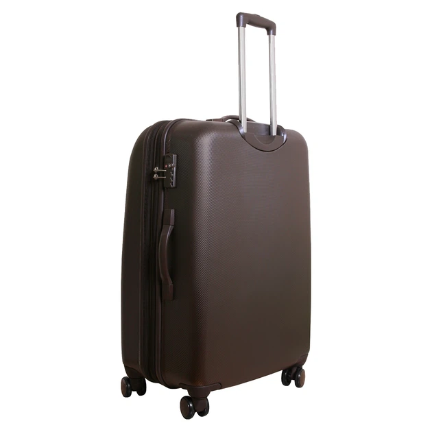 Валіза дорожня велика з полікарбонату Galaxy 28” Vip Collection коричнева - изображение 5