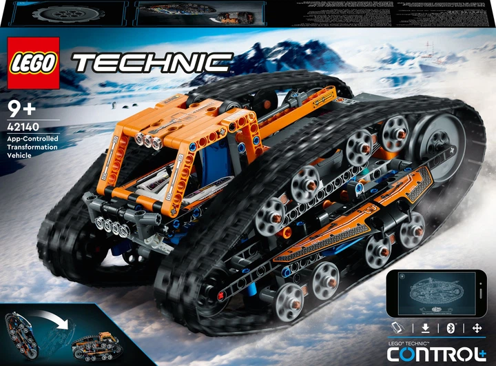 Zestaw klocków LEGO Technic Zmiennokształtny pojazd sterowany przez aplikację 772 elementy (42140) - obraz 9
