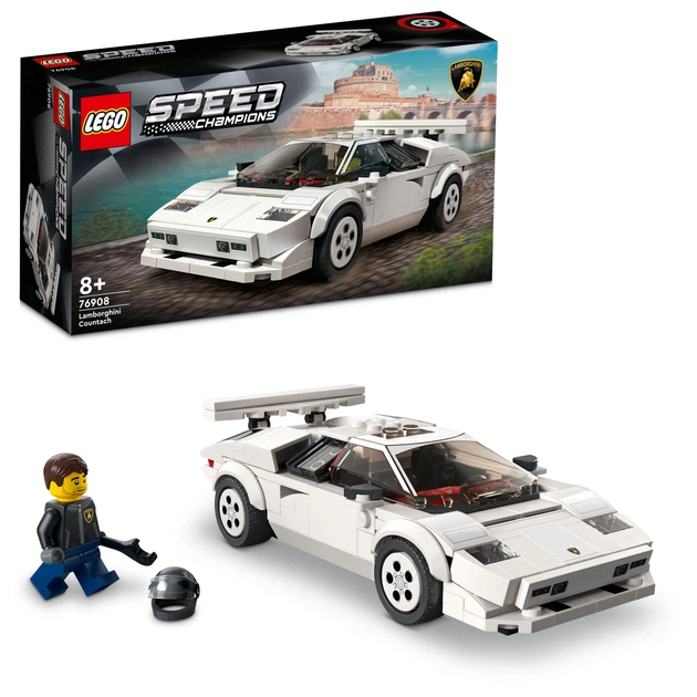 Zestaw klocków LEGO Speed Champions Lamborghini Countach 262 elementy (76908) - obraz 2