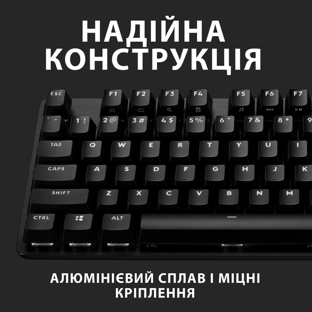 Клавиатура проводная Logitech G413 TKL SE Mechanical Tactile Switch USB Black UA (920-010446) - изображение 4