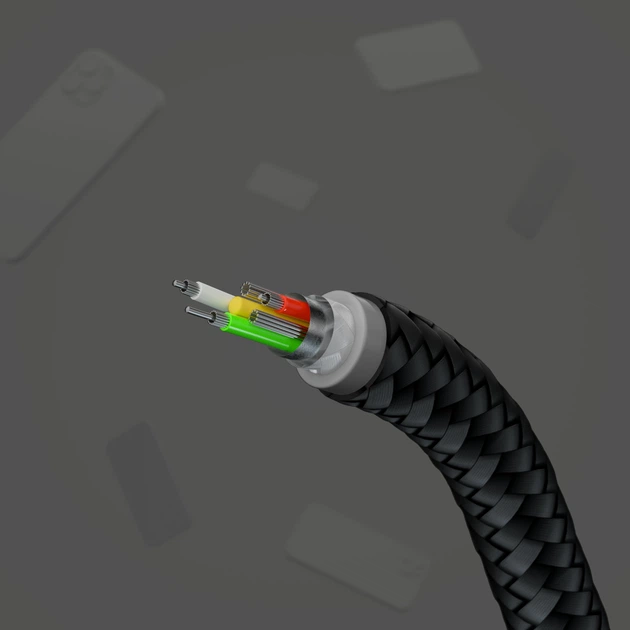 Кабель Belkin BRAIDED SILICONE USB-A — Lightning 1 м Black (CAA010bt1MBK) - Фото 9 Кабель Belkin BRAIDED SILICONE USB-A — Lightning 1 м Black (CAA010bt1MBK) - зображення 9