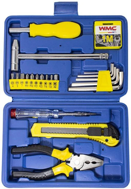Набір інструментів WMC TOOLS 21 предмет (WT-1021) - Фото 3 Набір інструментів WMC TOOLS 21 предмет (WT-1021) - зображення 3
