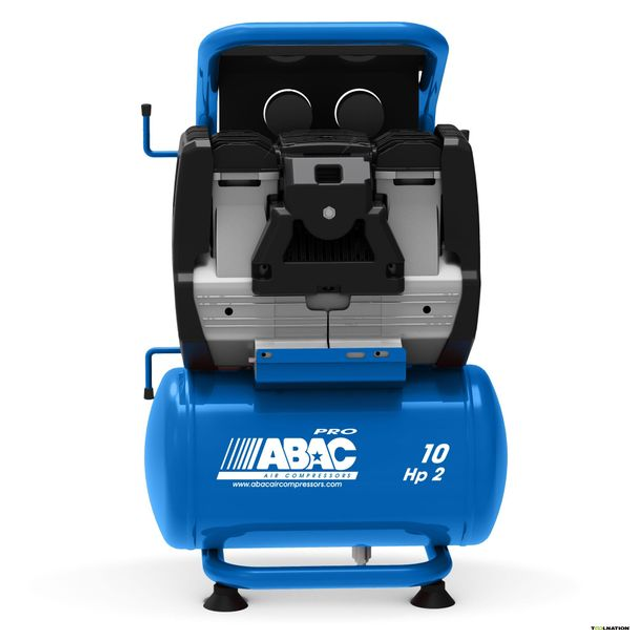 Компрессор воздушный безмасляный ABAC Silverstone OS15P (10 л) - изображение 2