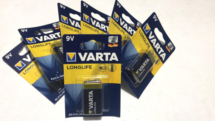 Varta LongLife 6LR61 Pack 2 Pilas 9V