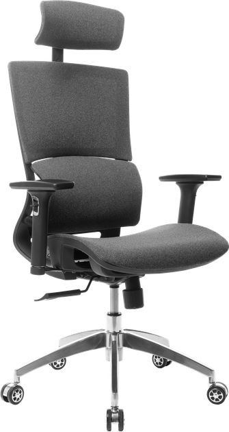 Офисное кресло GT Racer B-212A-2 Gray - Фото 1 Офисное кресло GT Racer B-212A-2 Gray - изображение 1