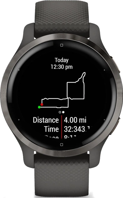 Смарт-годинник Garmin Venu 2S Slate Bezel 40 mm with Graphite Case and Silicone Band (010-02429-10) - зображення 8