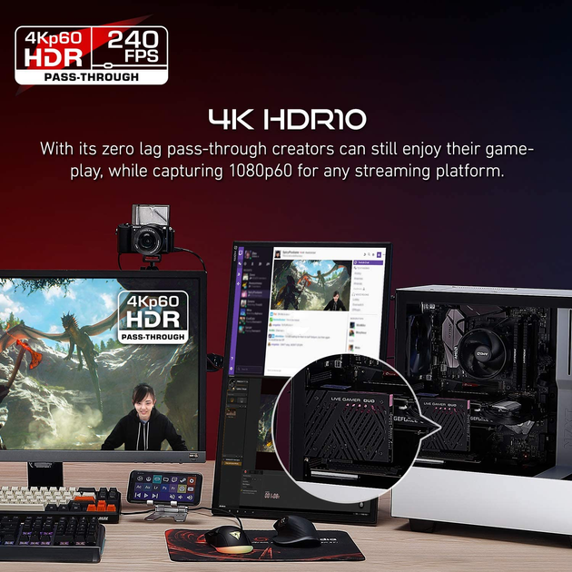 Карта захоплення відео AVerMedia Live Gamer Duo GC570D Black (61GC570D00A5) (61GC570D00A5) - зображення 8