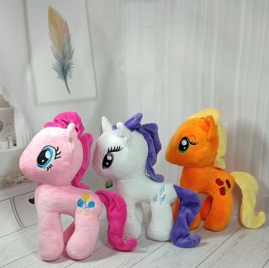 Набор Пони Мягкие игрушки (ME Little Pony) Комплект 6 игрушек 22 см. - Фото 2 Набор Пони Мягкие игрушки (ME Little Pony) Комплект 6 игрушек 22 см. - изображение 2