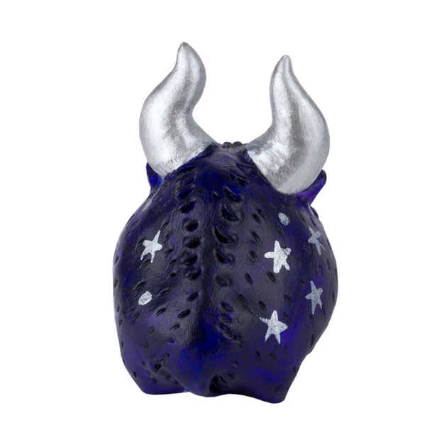 Фигурка гипсовая Netsuke Бычок Серебряные звезды Серебряные Рожки Ручная Роспись 5,5x5,7x4 Фиолетовый (25513) - Фото 11 Фигурка гипсовая Netsuke Бычок Серебряные звезды Серебряные Рожки Ручная Роспись 5,5x5,7x4 Фиолетовый (25513) - изображение 11