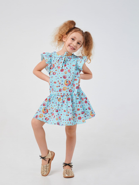 Акція на Дитяча літня сукня для дівчинки Smil Летний микс Літній мікс 120350 92 см Бульбашки від Rozetka