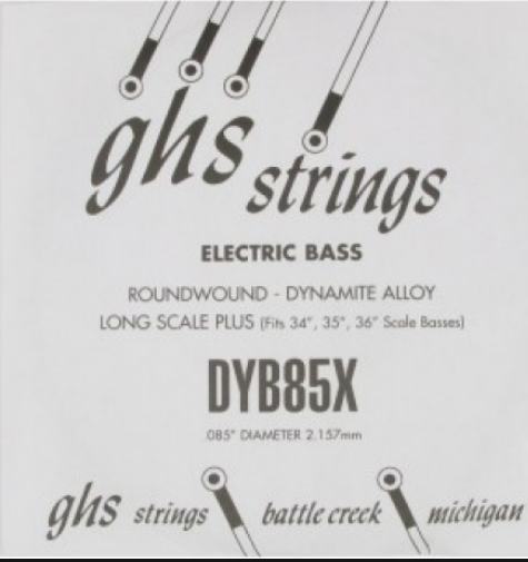 Одиночная струна для бас-гитары GHS STRINGS DYB85X - Фото 1 Одиночная струна для бас-гитары GHS STRINGS DYB85X - изображение 1