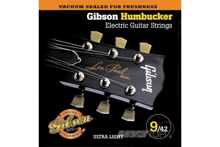 Струны для электрогитар Gibson SEG-SA9 HUMBUCKER SPECIAL ALLOY .009-.042 - Фото 1 Струны для электрогитар Gibson SEG-SA9 HUMBUCKER SPECIAL ALLOY .009-.042 - изображение 1