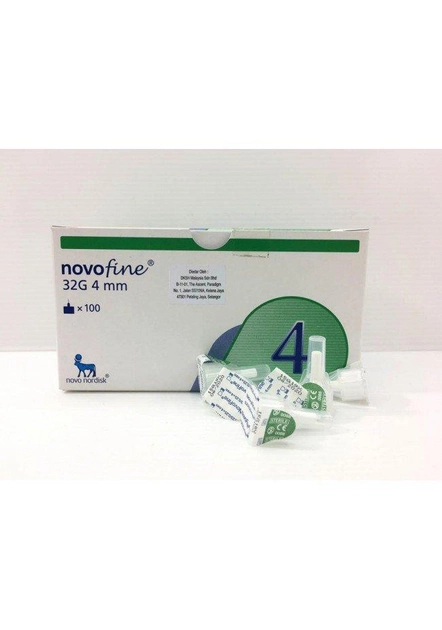Иглы для инсулиновых шприц-ручек Новофайн 4 мм - Novofine 32G 4mm, #100 - изображение 2