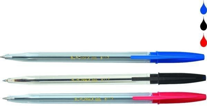 Ручка шариковая Buromax Jobmax синий 0,7мм тип Корвина (BM.8117-01 ...
