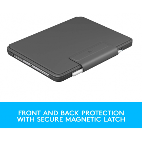 Чохол-клавіатура для планшета Logitech SLIM FOLIO PRO Keyboard Case for iPad Pro 12.9" Graphite (920-009703) - Фото 6 Чохол-клавіатура для планшета Logitech SLIM FOLIO PRO Keyboard Case for iPad Pro 12.9" Graphite (920-009703) - зображення 6
