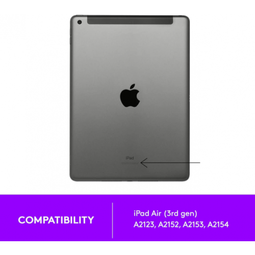 Чохол-клавіатура для планшета Logitech SLIM FOLIO for iPad 10.2 7th, 8th and 9th gen 2018/2019/2020 Graphite (920-009473) - зображення 5