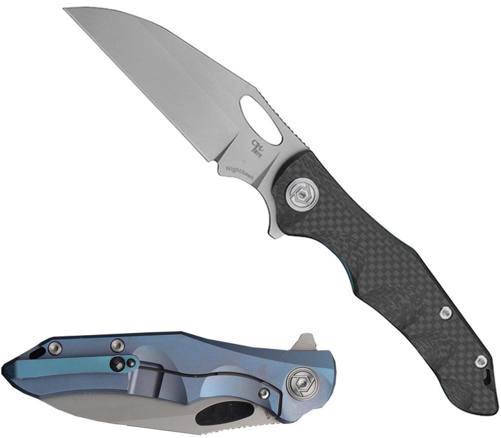 Карманный нож CH Knives CH night hawk Blue - изображение 2